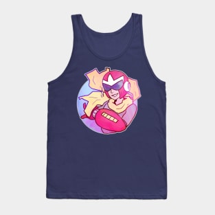 Vaporwave-Inspired Protoman Tank Top